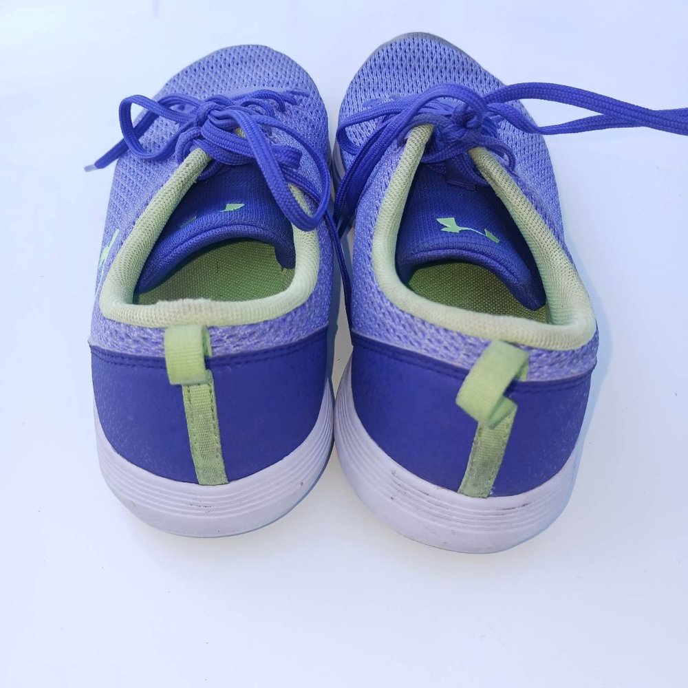 Under Armour Girls Street Precision Size 6.5Y Purple Running Shoes - Picture 4 of 7
